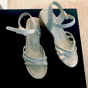 Big girls white sandals